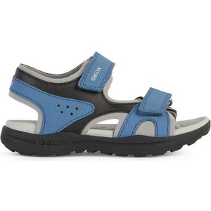 Geox J Vaniett Boy C Sandalen voor jongens, Lt Blue Black, 26 EU