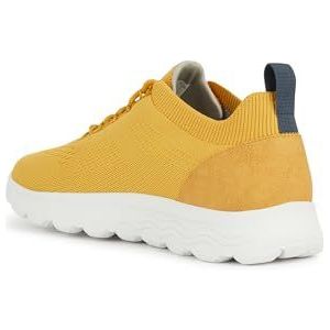 Geox U SPHERICA A Sneakers voor heren, geel, 42 EU, geel, 42 EU