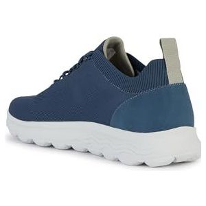 Geox U Spherica A Sneakers voor heren, blauw, 43 EU