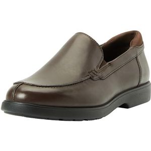 Geox Heren U SPHERICA EC11 Wide Loafer, Coffee, 39 EU, koffie, 39 EU