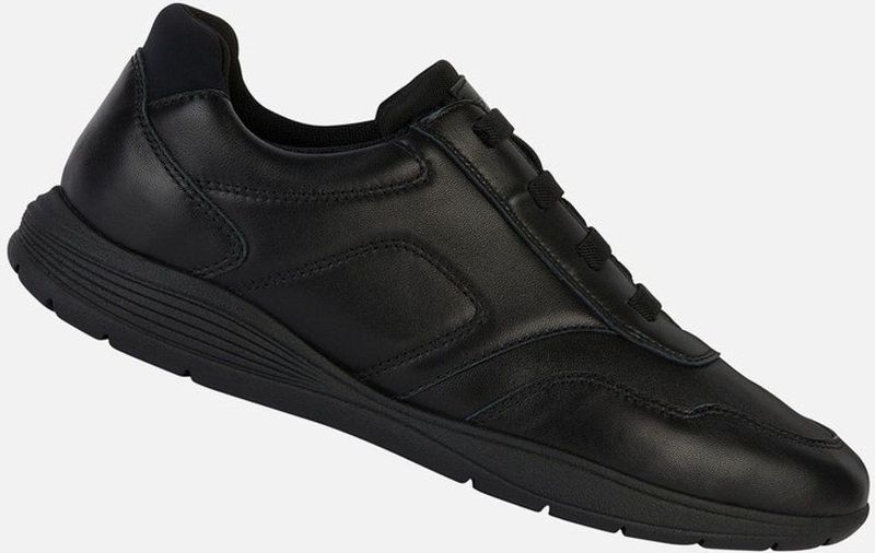 Geox - Spherica Ec2 - Sneakers - Zwart - Leer