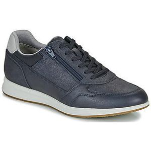 Sneakers met rits Avery GEOX. Polyester materiaal. Maten 41. Blauw kleur