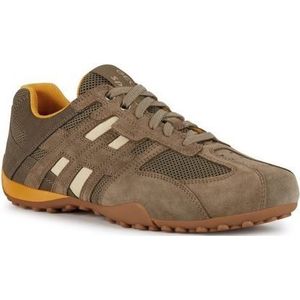 Geox Uomo Snake A Sneakers voor heren, Dove Grey/LT Taupe, 40 EU, Dove Grey Lt Taupe, 40 EU