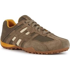 Geox Uomo Snake A Sneakers voor heren, Dove Grey/LT Taupe, 40 EU, Dove Grey Lt Taupe, 40 EU