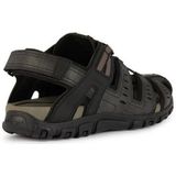 Geox  UOMO SANDAL STRADA  sandalen  heren Zwart