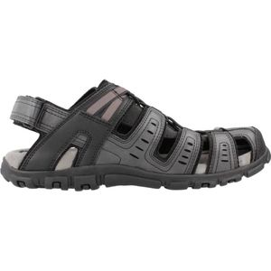 Geox - Strada - Sandalen - Bruin - Gemaakt van Gewaxt Leer