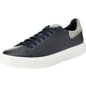 Geox, Schoenen, Heren, Blauw, 44 EU, Leer, Blauwe Sneakers voor Mannen