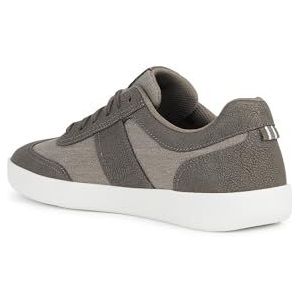 Geox U RIETI A Sneakers voor heren, kleur Dove Grey, maat 44 EU, Dove Grey., 44 EU