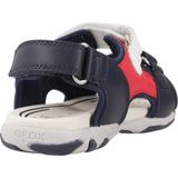 GEOX - B S.FLAFFEE B - Sandalen - Blauw/Rood - Hoogwaardig Materiaal