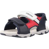 GEOX - B S.FLAFFEE B - Sandalen - Blauw/Rood - Hoogwaardig Materiaal