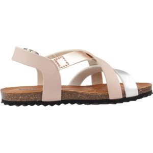 GEOX - Chilene - Sandalen - Zilver - Plastic Materiaal