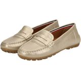 Geox - Kosmopolis - Damesloafers - Lichtgoud - Ademend en Antislip