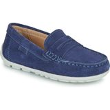 GEOX - NEW FAST - Loafers - Marineblauw/Wit - Zacht Suède