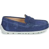 GEOX - NEW FAST - Loafers - Marineblauw/Wit - Zacht Suède
