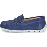GEOX - NEW FAST - Loafers - Marineblauw/Wit - Zacht Suède