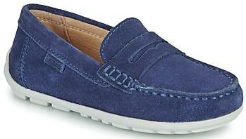GEOX - NEW FAST - Loafers - Marineblauw/Wit - Zacht Suède