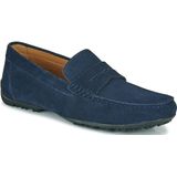 GEOX KOSMOPOLIS + GRIP - HEREN Loafers - MARINEBLAUW - SUÈDE