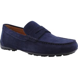 GEOX KOSMOPOLIS + GRIP - HEREN Loafers - MARINEBLAUW - SUÈDE