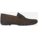 GEOX KOSMOPOLIS + GRIP - Loafers - Donkerbruin - Suède