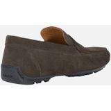 GEOX KOSMOPOLIS + GRIP - Loafers - Donkerbruin - Suède