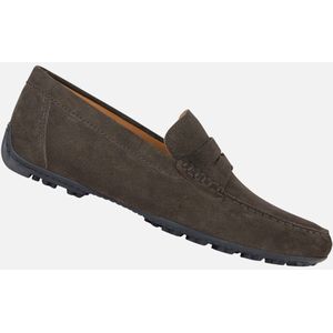 GEOX KOSMOPOLIS + GRIP - Loafers - Donkerbruin - Suède