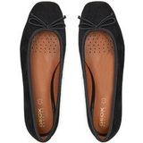 GEOX MARSILEA Ballerina's - ZWART - Suède en Textiel