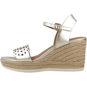 GEOX - Ponza - Sandalen - Goudkleurig - Leer - Gesp