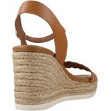 Geox - Ponza A - Espadrilles - Cognac - Hakhoogte 8,5 cm