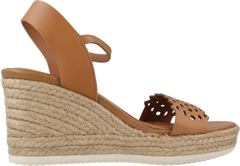 Geox - Ponza A - Espadrilles - Cognac - Hakhoogte 8,5 cm