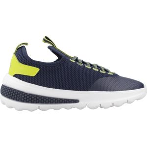 Geox - Activart - Sneakers - Marineblauw en Limoen - Junior