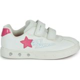 Geox - J Skylin Girl A - Sneakers - Wit Fuchsia - 30 EU