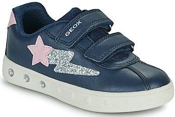 Geox - J Skylin Girl A - Sneakers - Navy Pink - 27 EU