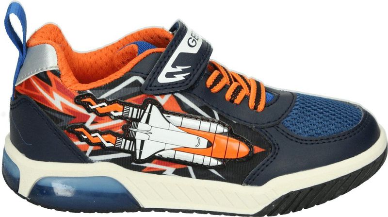 Geox - J Inek Boy B - Sneakers - Navy Oranje