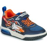 Geox J INEK Boy B Sneakers, marineblauw/oranje, 30 EU, Navy Oranje, 30 EU