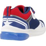 Geox - J CIBERDRON - Sneaker - Blauw/Rood - Ademend