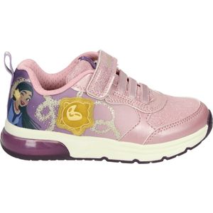Geox J SPACECLUB Girl A Sneaker, roze/LT Prune, 28 EU, Roze Lt Prune, 28 EU