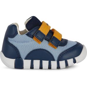 Ademende soepele sneakers Iupidoo GEOX. Polyester materiaal. Maten 19. Blauw kleur