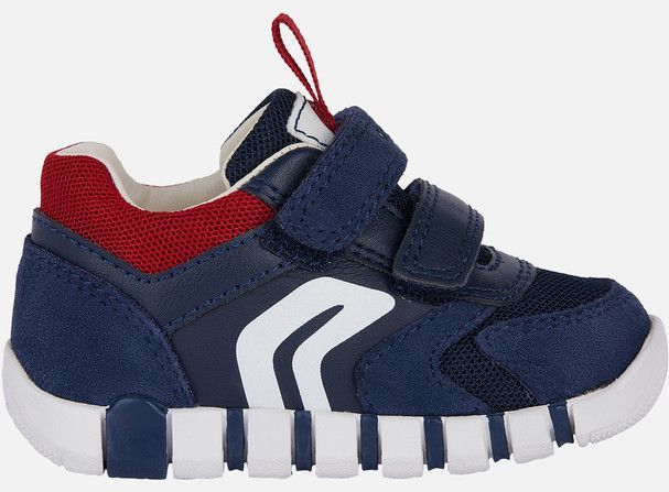 Geox - IUPIDOO BOY - Sneakers - Zwart - Ziegenveloursleder/Rindsnappaleder