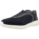 Geox - Monreale Sneakers - Blauw - Synthetisch - Ademend