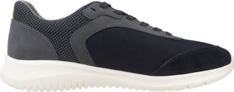 Geox - Monreale Sneakers - Blauw - Synthetisch - Ademend