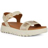 Sandalen met plateauzool Xand 2.1S GEOX. Leer materiaal. Maten 37. Beige kleur