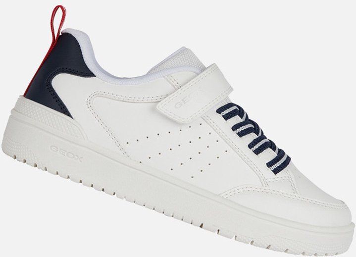 GEOX WASHIBA JONGENS Sneakers - WIT/MARINEBLAUW - Maat 24