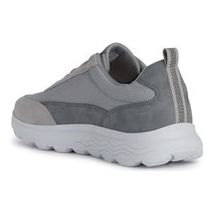 Geox U SPHERICA A Sneakers voor heren, lichtgrijs, 44 EU, lichtgrijs, 44 EU