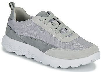 Geox - Spherica - Sneakers - Grijs - Mesh en Suède