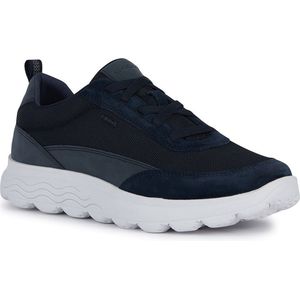 GEOX - SPHERICA - Sneakers - Marineblauw - Mesh en Suède