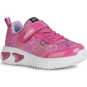 Geox J Assister Girl D Sneakers voor meisjes, Fuchsia Multicolor, 32 EU