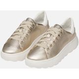 Geox - D SPHERICA EC4.1 - Sneakers - Goud/Optic White - Ademend