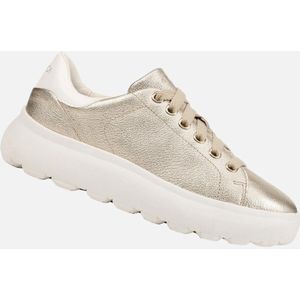 Geox - D SPHERICA EC4.1 - Sneakers - Goud/Optic White - Ademend