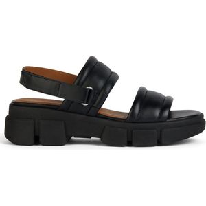 Sandalen chunky Lisbona GEOX. Leer materiaal. Maten 40. Zwart kleur