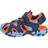 Geox Jongen J Borealis Boy C Sandaal, Lt Blue Oranje, 24 EU